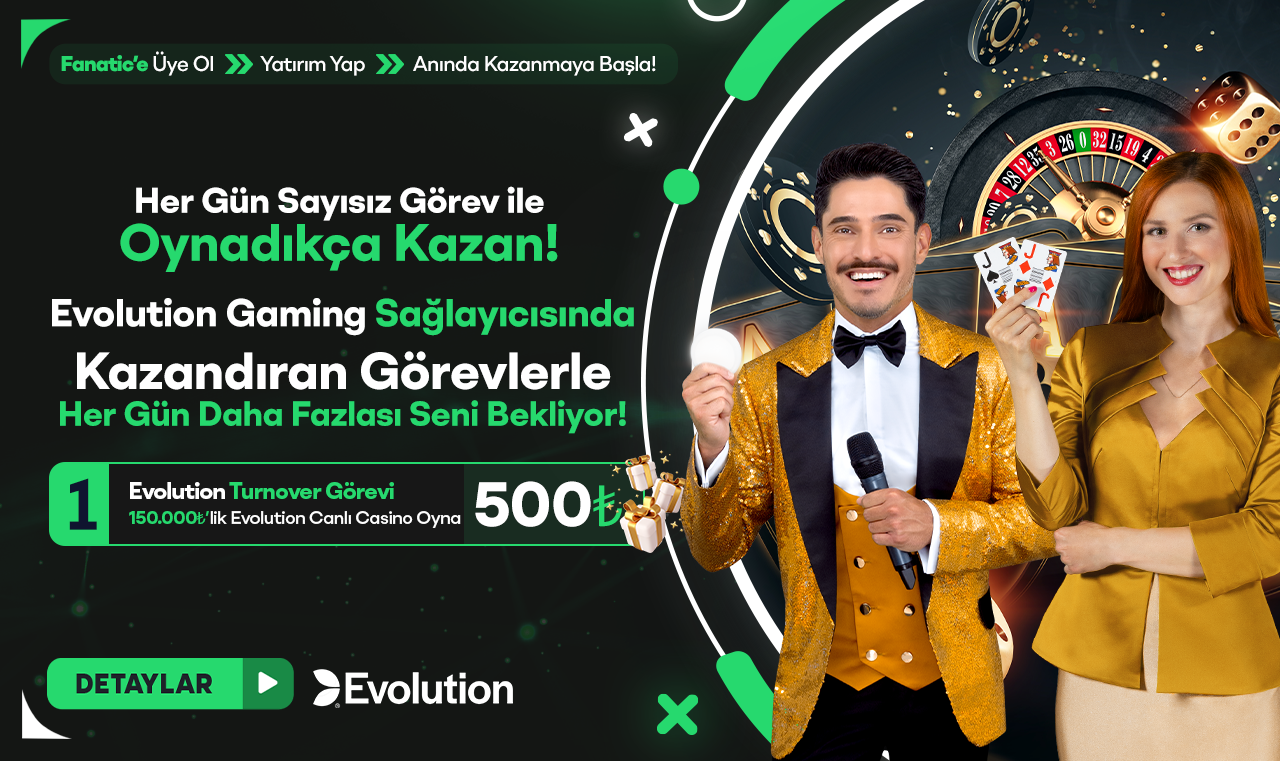 Evolution Canlı Casino Turnover Görevi